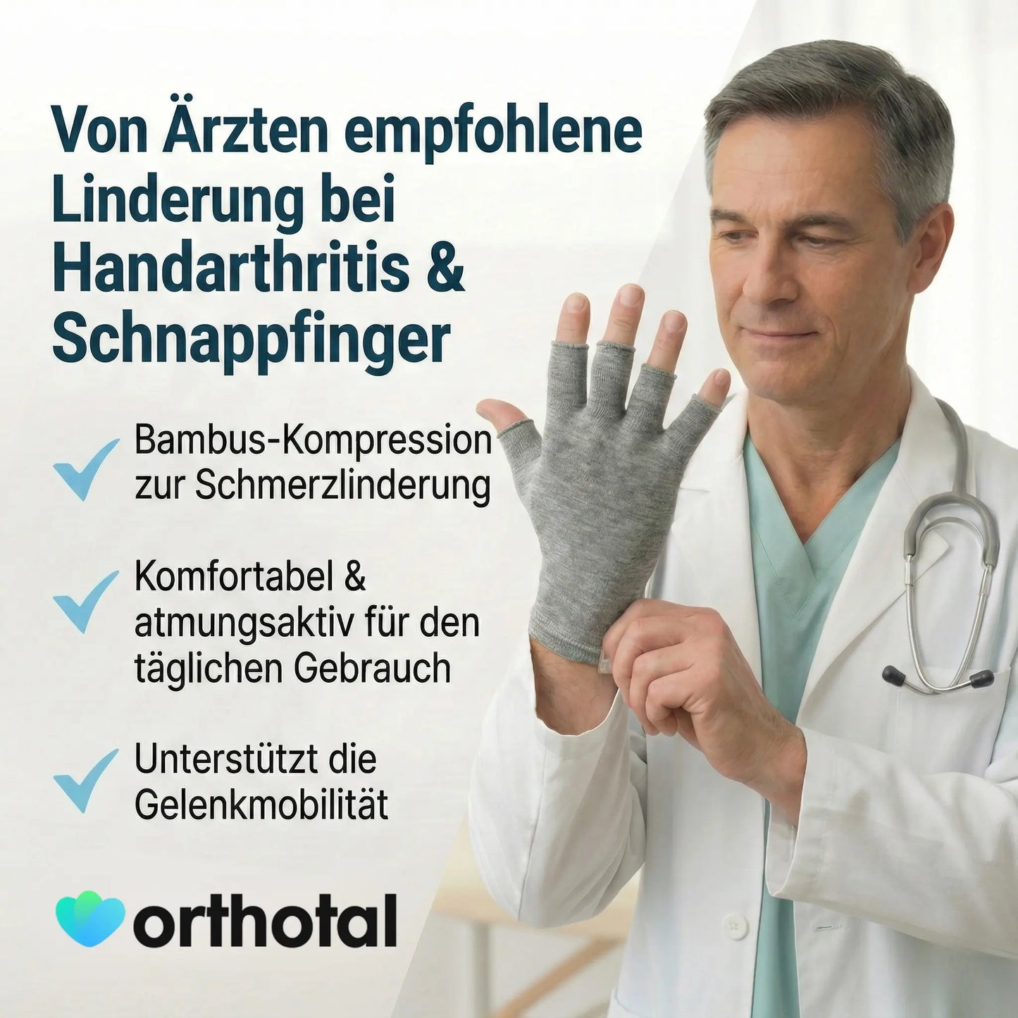 Orthotal Bambus Handschuhe